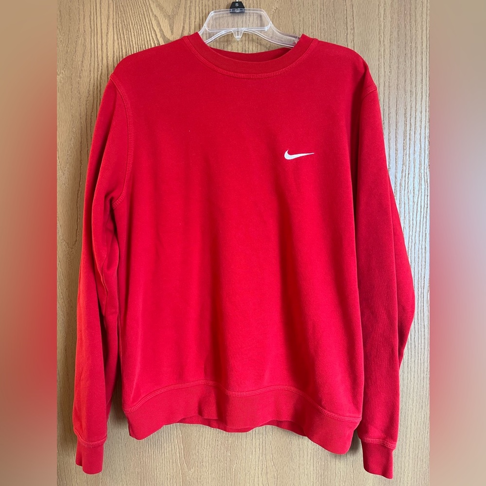 Red Nike Crewneck Sweatshirt Size L